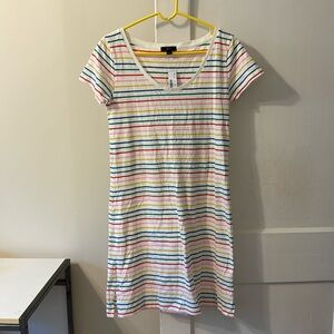 NWT J crew rainbow t-shirt dresses in Small.